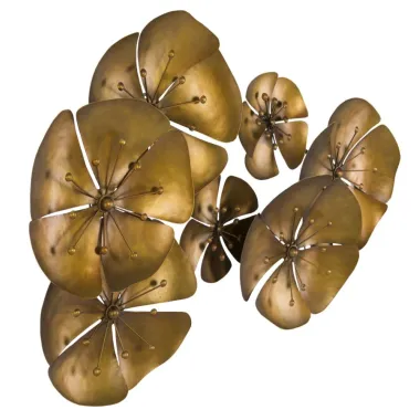 Płyta ze stali FLOWE GOLDY -B- 80x6x57 cm